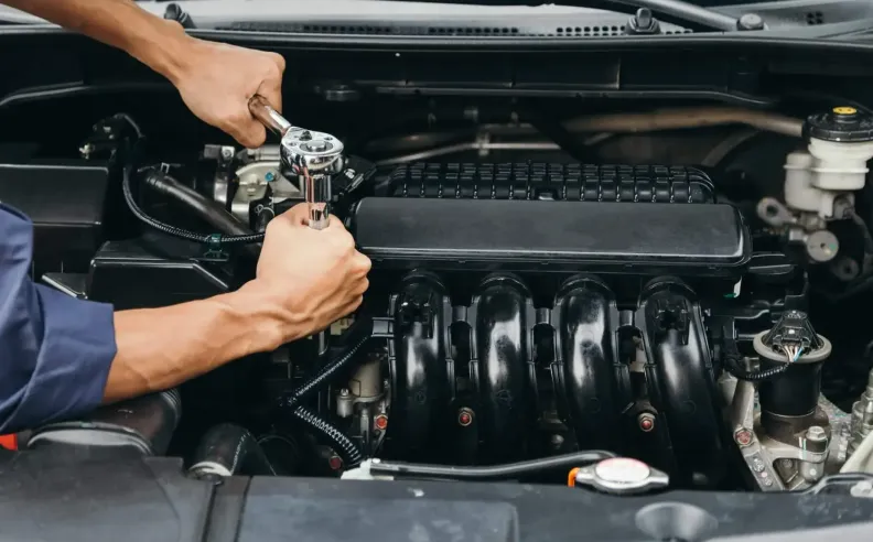 الاختبار الساكن والسيارة متوقفة