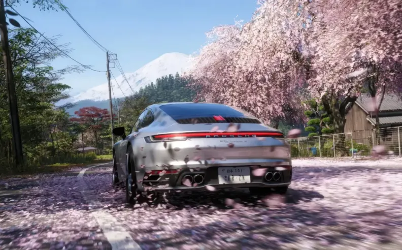 استعراض البداية: رحلة بين أشجار الكرز والقطارات السريعة