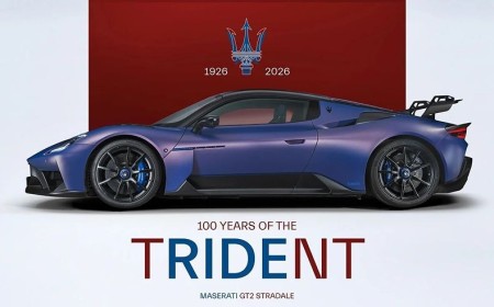 مازيراتي تحتفل بمرور مئة عام على إطلاق شعار الرمح الثلاثي