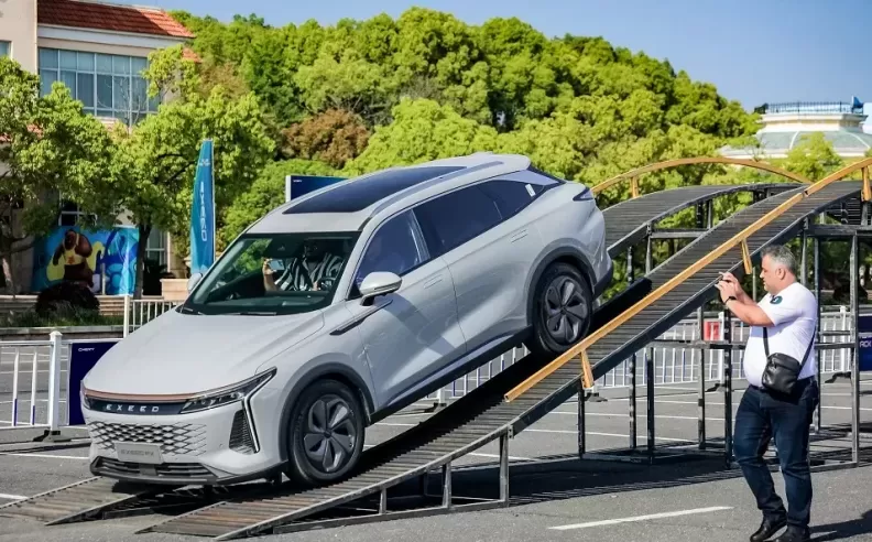 Three different test drive areas