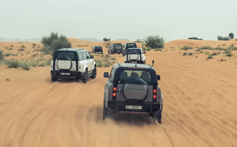 Defender 130 global media test drive 