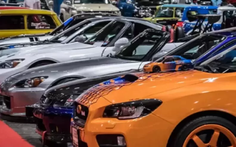 The muscle car section 