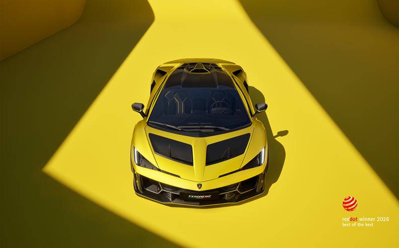 Automobili Lamborghini Wins the ‘Red Dot: Best of the Best 2026’ with Fenomeno