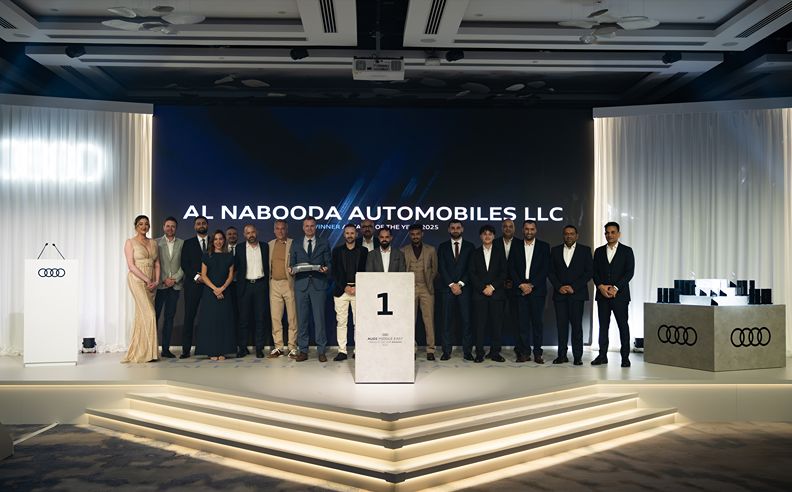 Audi, Al Nabooda Automobiles Named Dealer of the Year at the Audi Middle East Dealer of the Year Awards 2025
