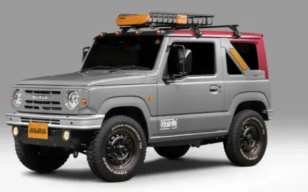 Damd Gives Suzuki Jimny a Classic Open Roof Illusion