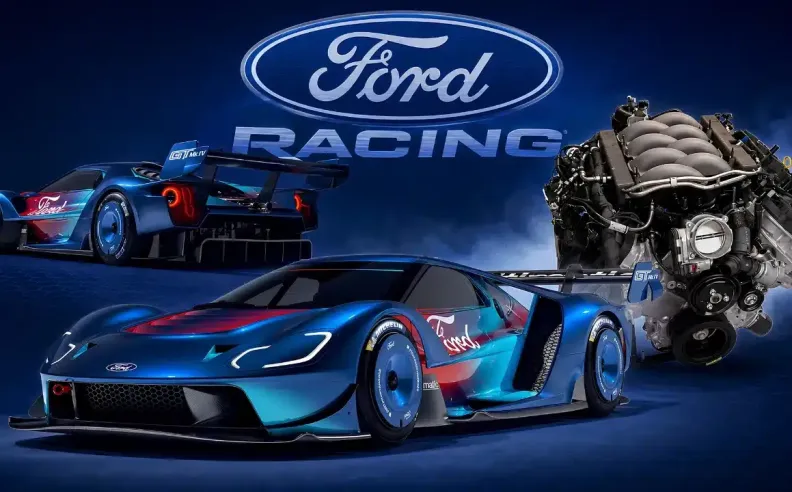 Ford Racing Unleashes Its New Hybrid V8 for Le Mans
