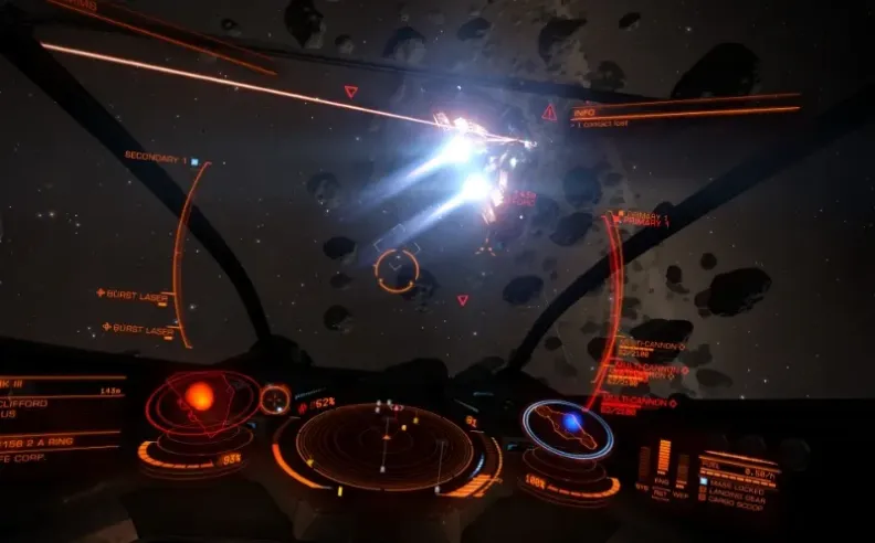 أفضل ألعاب الواقع الافتراضي المعزز: Elite Dangerous