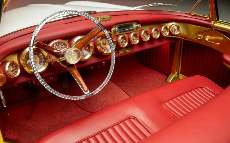 White Gold Style and Classic V8 Power