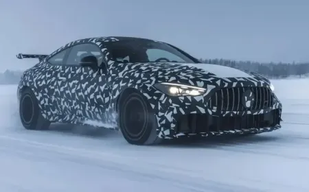 Mercedes AMG CLE Mythos Brings V8 Power Back in Dramatic Style