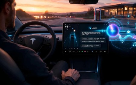 تطرح Tesla رفيق الذكاء الاصطناعي Grok في مركباتها في قطر