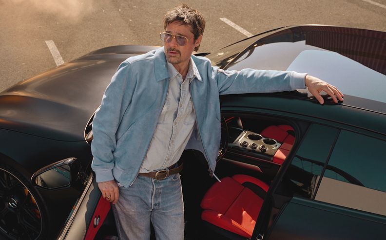 Brad Pitt Joins Mercedes-AMG as Brand Ambassador for the New GT 4-Door Coupé