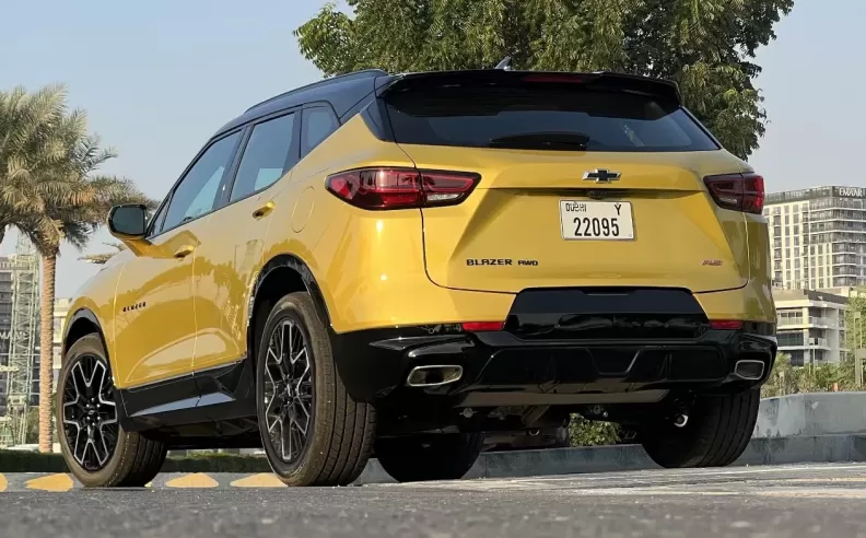 The exterior of the 2023 Chevrolet Blazer.