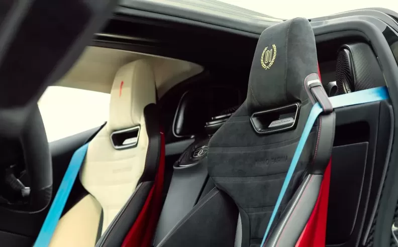 The interior of the Pininfarina Battista Edizione Nino Farina
