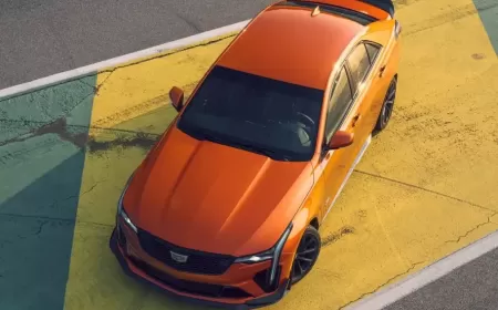 Unleash the Power: The Cadillac CT4 V Blackwing and CT5 V Blackwing at Al Ghandi Auto Showroom in UAE