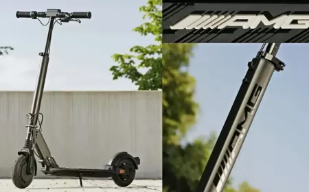 THE NEW STYLISH AND SAFE MERCEDES-AMG E-SCOOTER
