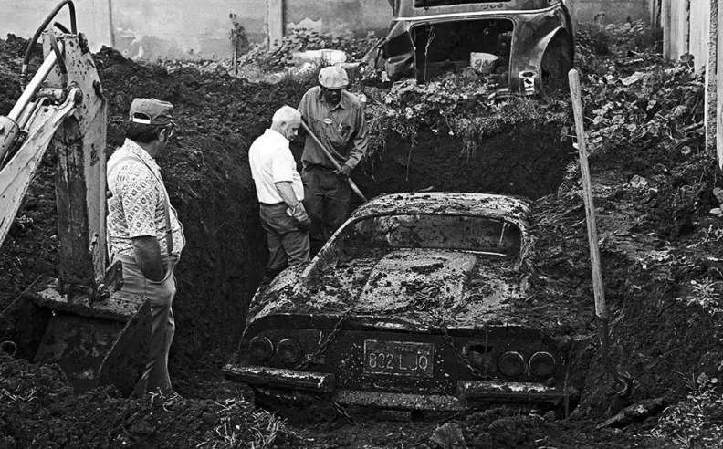 The tale of the Buried Ferrari