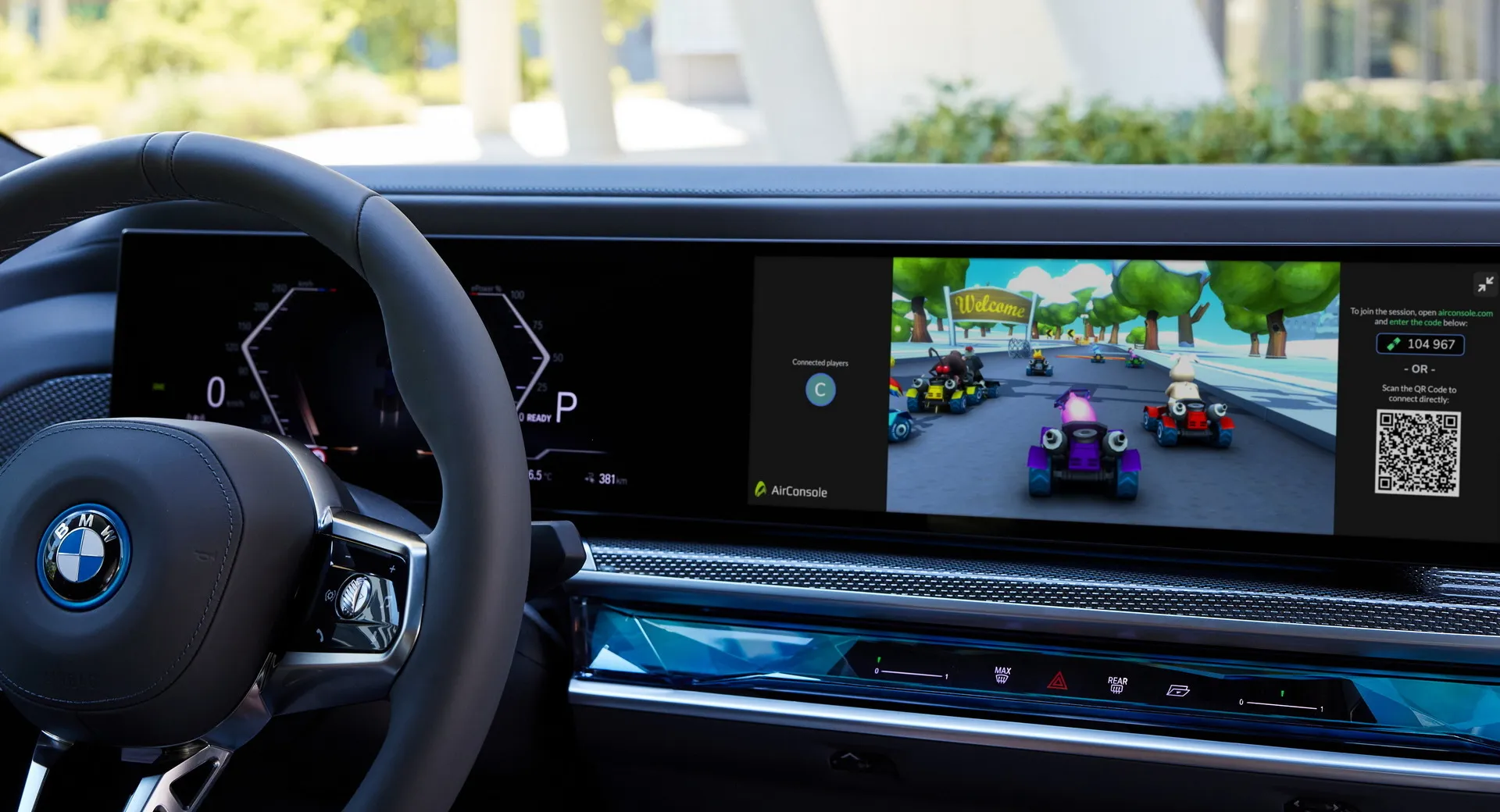 BMW and AirConsole Celebrate In-Car Gaming at Gamescom