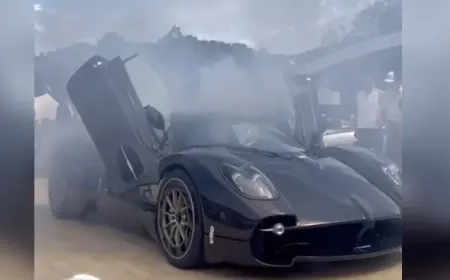 الدخان يسرق الأضواء من باجاني أوتوبيا الخارقة خلال أسبوع مونتيري للسيارات