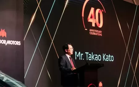 Mitsubishi Motors Corporation President & CEO Takao Kato and top executives visit the MEA for the first time