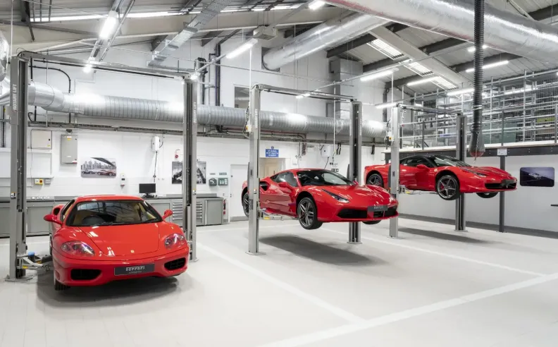 مركز صيانة فيراري: الفخامة الحديثة