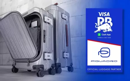 PIQUADRO BECOMES OFFICIAL LUGGAGE PARTNER OF THE VISA CASH APP RB FORMULA 1 TEAM