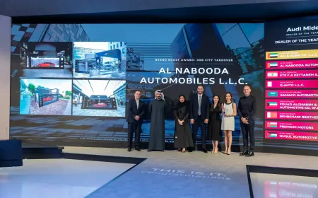 تتميّز Audi – النابودة للسيارات لعام آخر وتحصد جائزة أفضل وكيل في حفل توزيع 