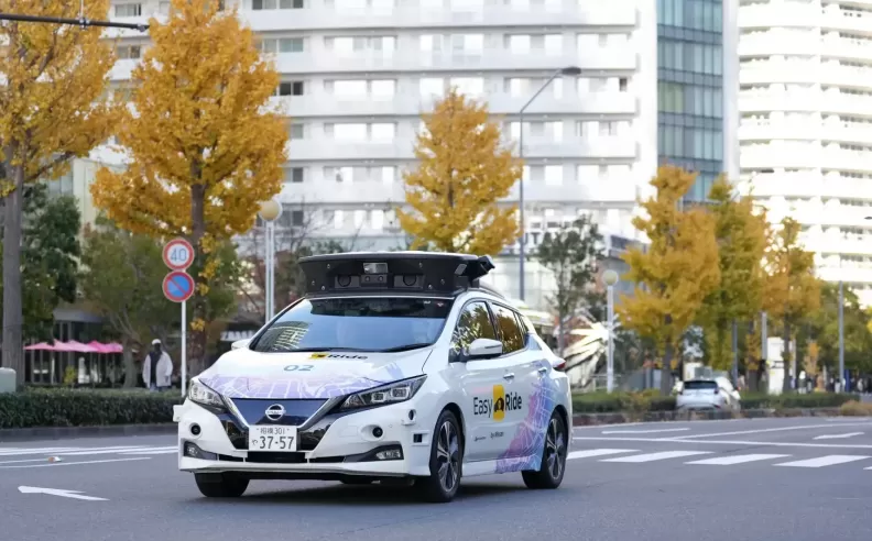 Nissan demonstrates autonomous-drive mobility services