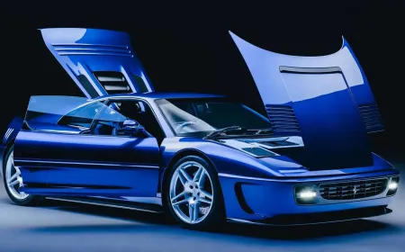 هذه هي سيارة فيراري F355 التحفة الفنية المخصصة من ألياف الكربون