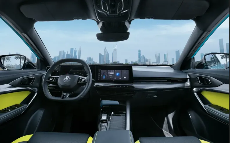 Designers of the all-new MG ONE created a high-tech cabin