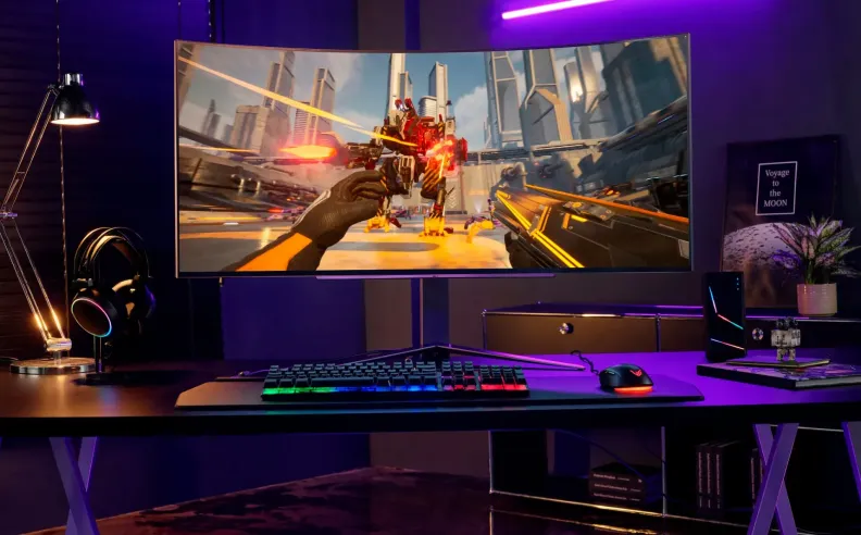 صُممت الشاشة لعشاق الألعاب الإليكترونية