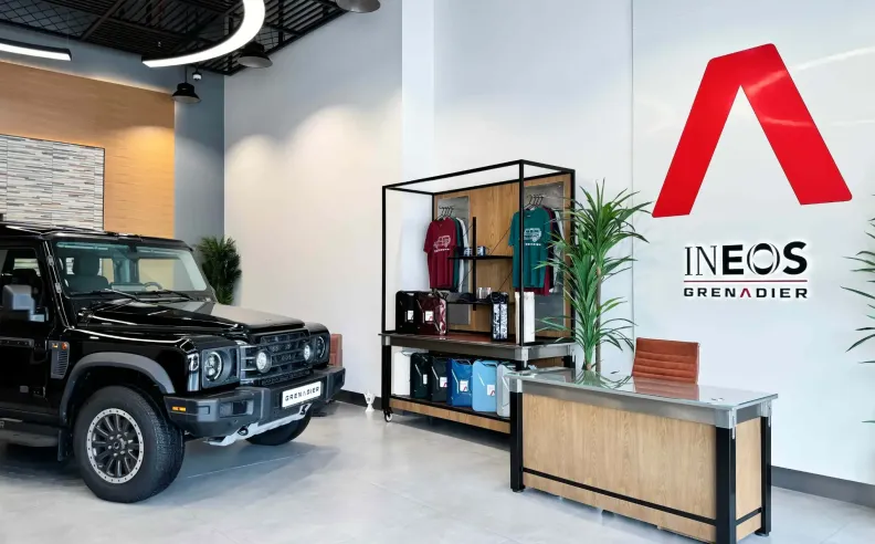 صالة عرض جديدة لإينيوس غرينادير بالإمارات