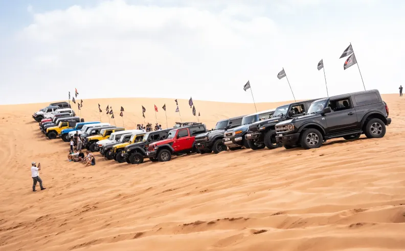 فعاليات موسم القيادة على الطرق الوعرة
