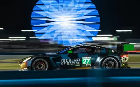 Aston Martin Vantage Takes Dramatic Podium Finish at Rolex 24 at Daytona