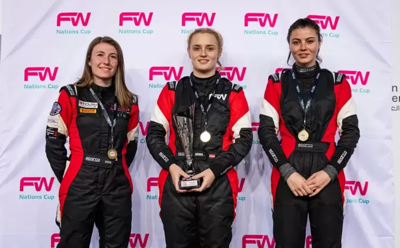 Sofia Necchi Brings UAE Pride to the Track