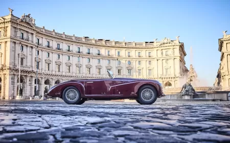 Anantara Concorso Roma Unveils Impressive Car Lineup for Inaugural Event