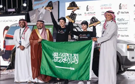 ريم العبود وهانا رييلي تفوزان بالنسخة الرابعة من رالي جميل في القصيم‎