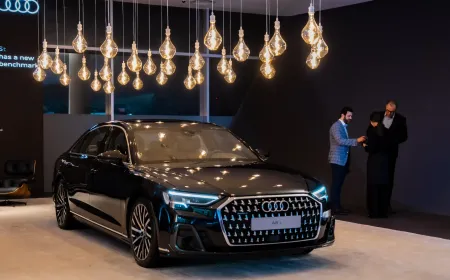 أودي النابودة للسيارات تُزيح الستار عن التصميم الجديد لصالة عرض دبي