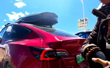 تسلا بالبنزين؟ مالك موديل Y يبتكر طريقة هجينة لتجاوز قلق المسافة