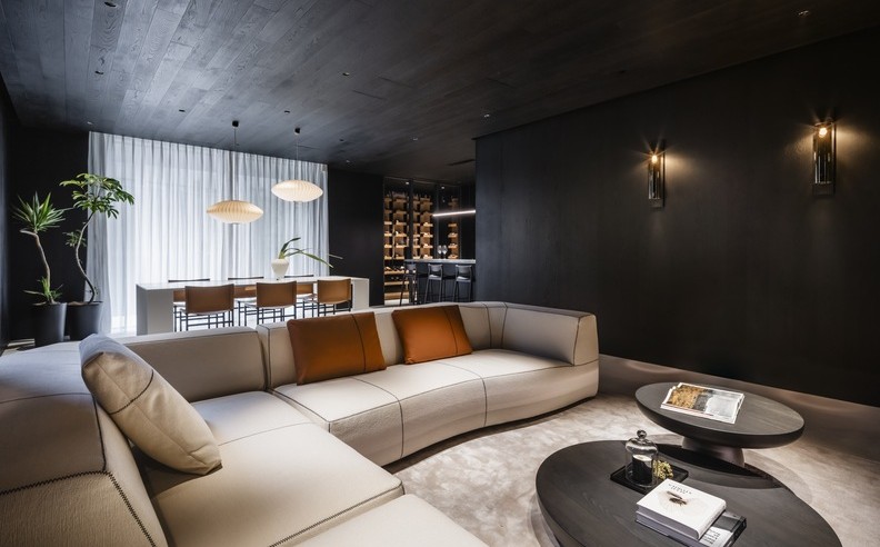 Space-maximizing design and immersive experience