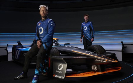 The NEOM McLaren Formula E Team and Oxagon unveil special edition livery for the London E-Prix