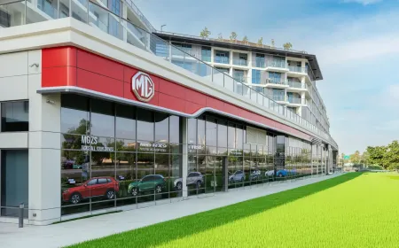 إم جي موتور وإنتر إميرتس موتورز تدشّنان صالة عرض رائدة في أبوظبي