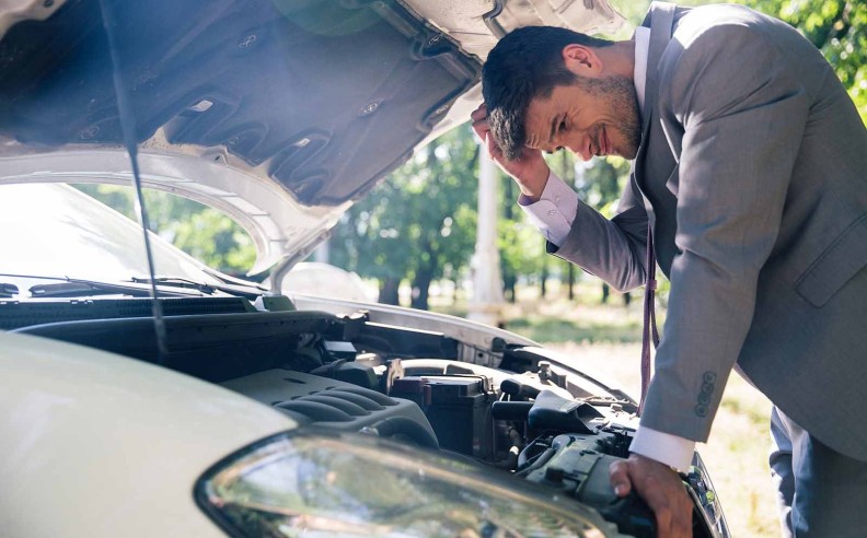 Call Emergency Services or Roadside Assistance
