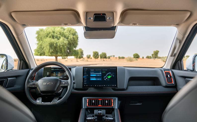 تصميم وميزات BYD Shark 6 العملية والفاخرة