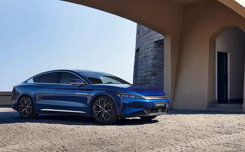 BYD Han EV in the UAE Delivers 3.9 Second Acceleration with Sleek Luxury Design