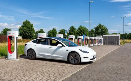 شاحن تسلا السريع: التقنية التي تختصر ساعات الشحن في دقائق