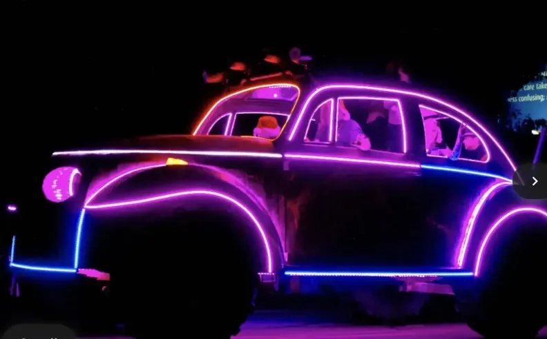 لماذا تُعد إضاءة الزينة مخالفة مرورية؟