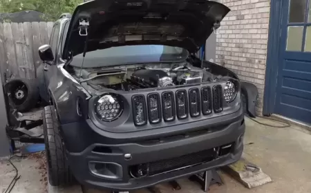 Jeep Renegade V8 Swap Goes Viral With a Wild Hemi Muscle Twist