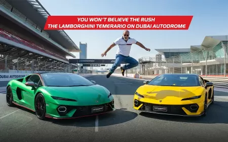 Video: Lamborghini Temerario 920 hp 10000 RPM Dubai Autodrome track madness