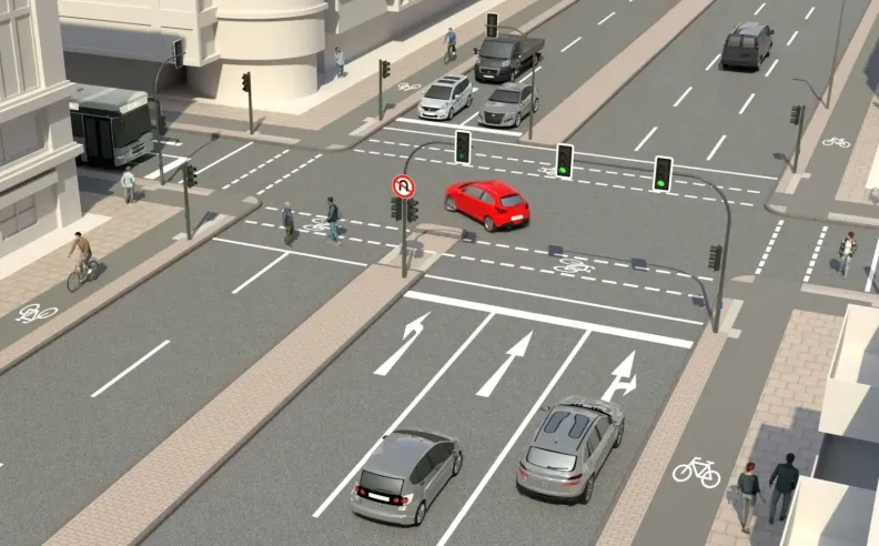 قواعد الأولوية في الدوارات