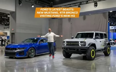 Video: Inside Ford’s HQ with the New Mustang Dark Horse SC and Bronco RTR